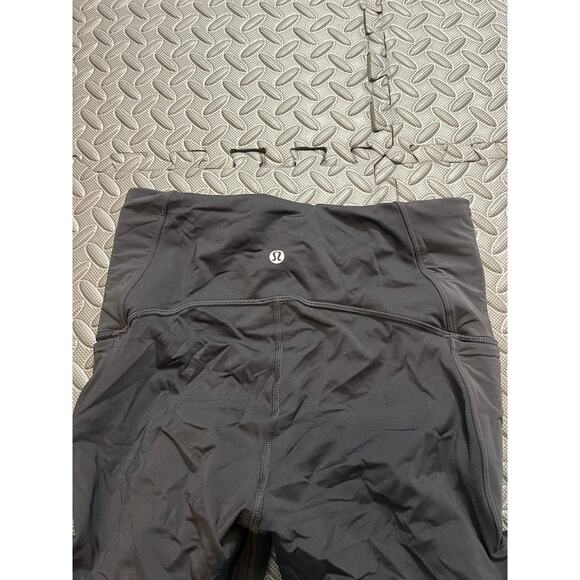 Lululemon Uncovered Strength High Rise 23" Leggings Size 6 W6BAWS‎ Black - Picture 6 of 9